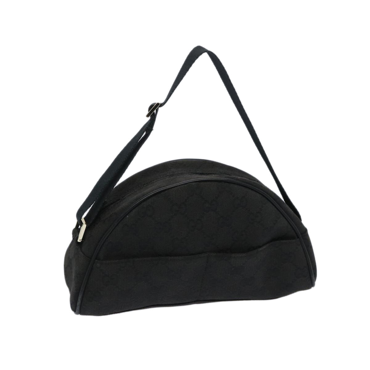 GUCCI GG Canvas Hand Bag Black 90781  65889
