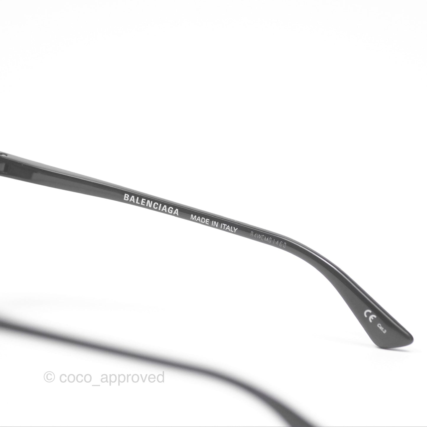 Balenciaga Rim Cat-eye Sunglasses Black