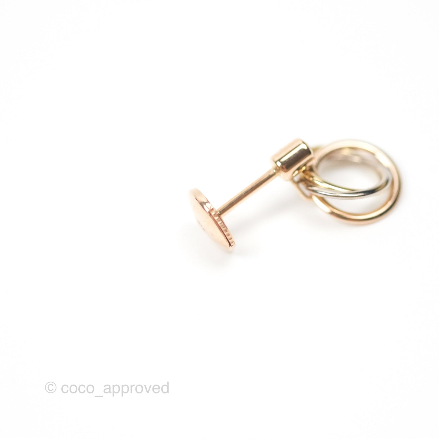 Cartier Trinity Diamond Earrings White Gold/ Yellow Gold/ Rose Gold