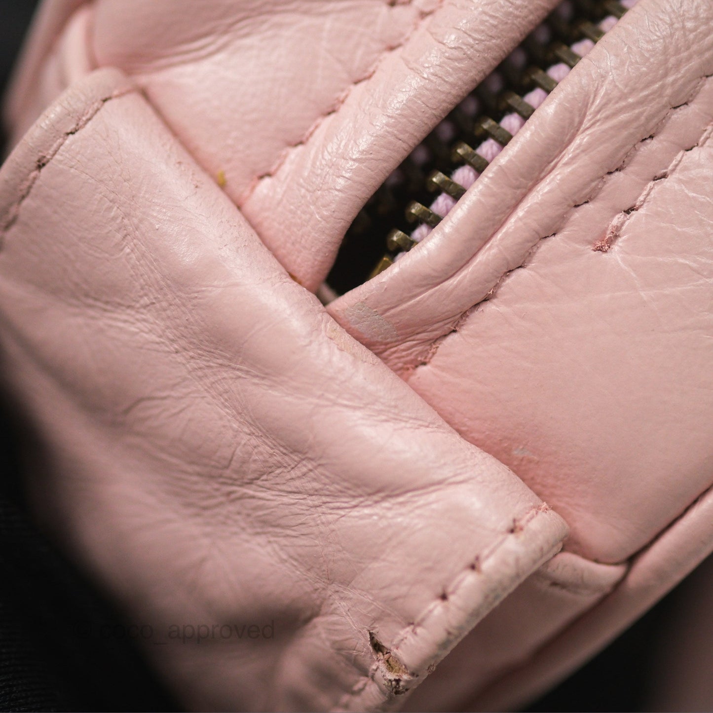 Chanel Vintage Camera Bag Pink Lambskin Gold Hardware