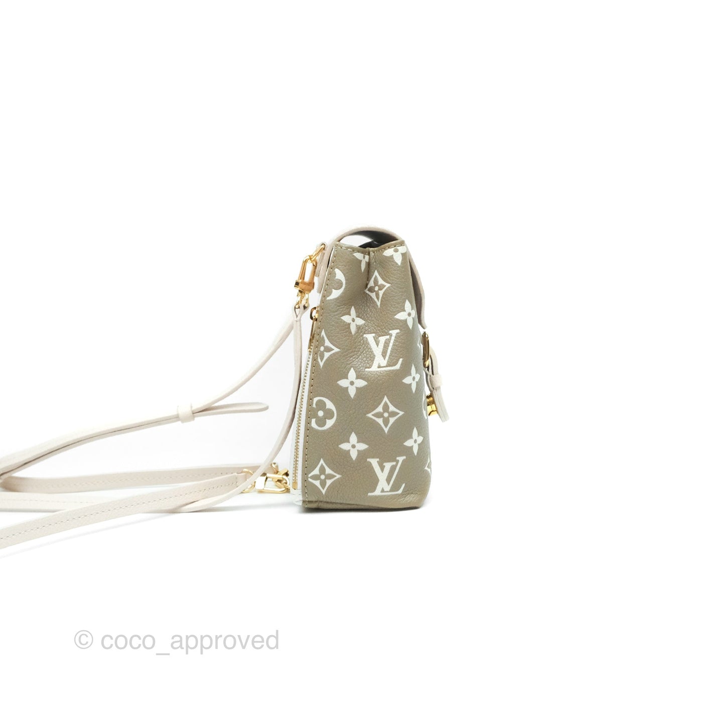 Louis Vuitton Monogram Spring in the City Tiny Backpack Khaki Green/ Beige/ Cream