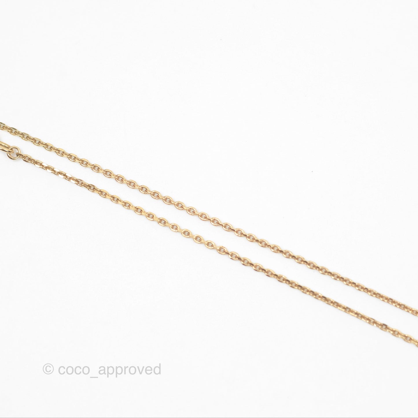 Louis Vuitton Vivienne Pearl Long Necklace Gold Tone