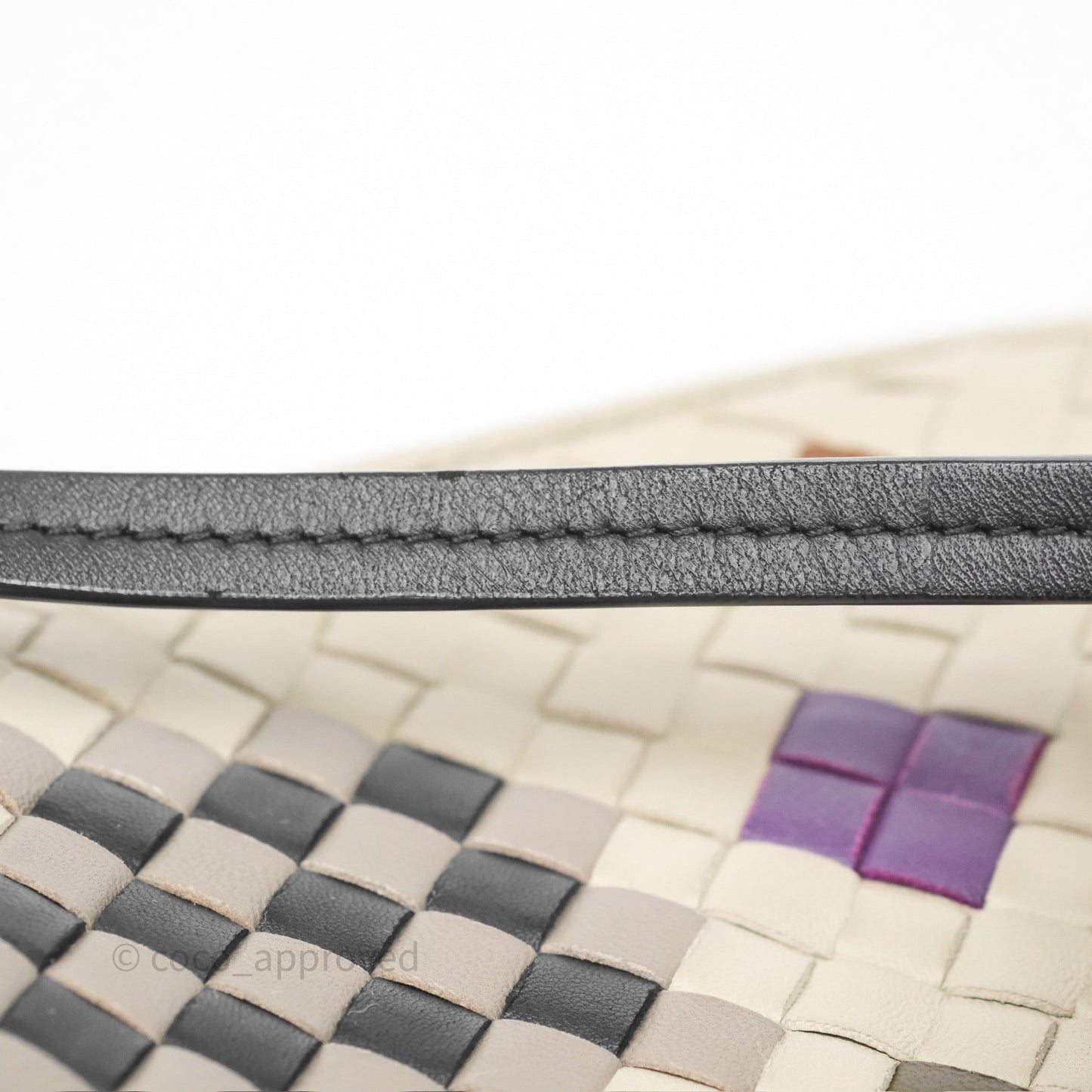 Bottega Veneta Nodini Crossbody Bag Cement Abstract Nappa Intrecciato