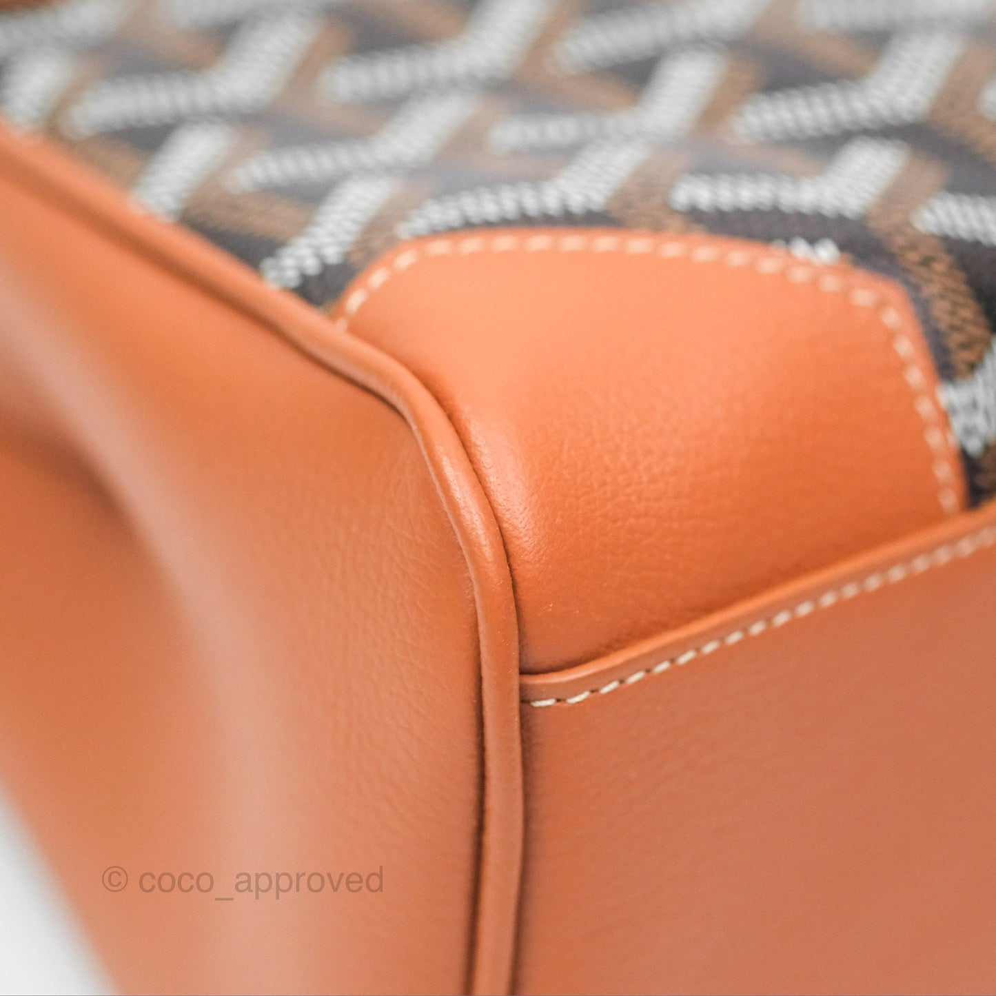 Goyard Saïgon Mini Bag Tan Goyardine Canvas/Chevroches Calfskin