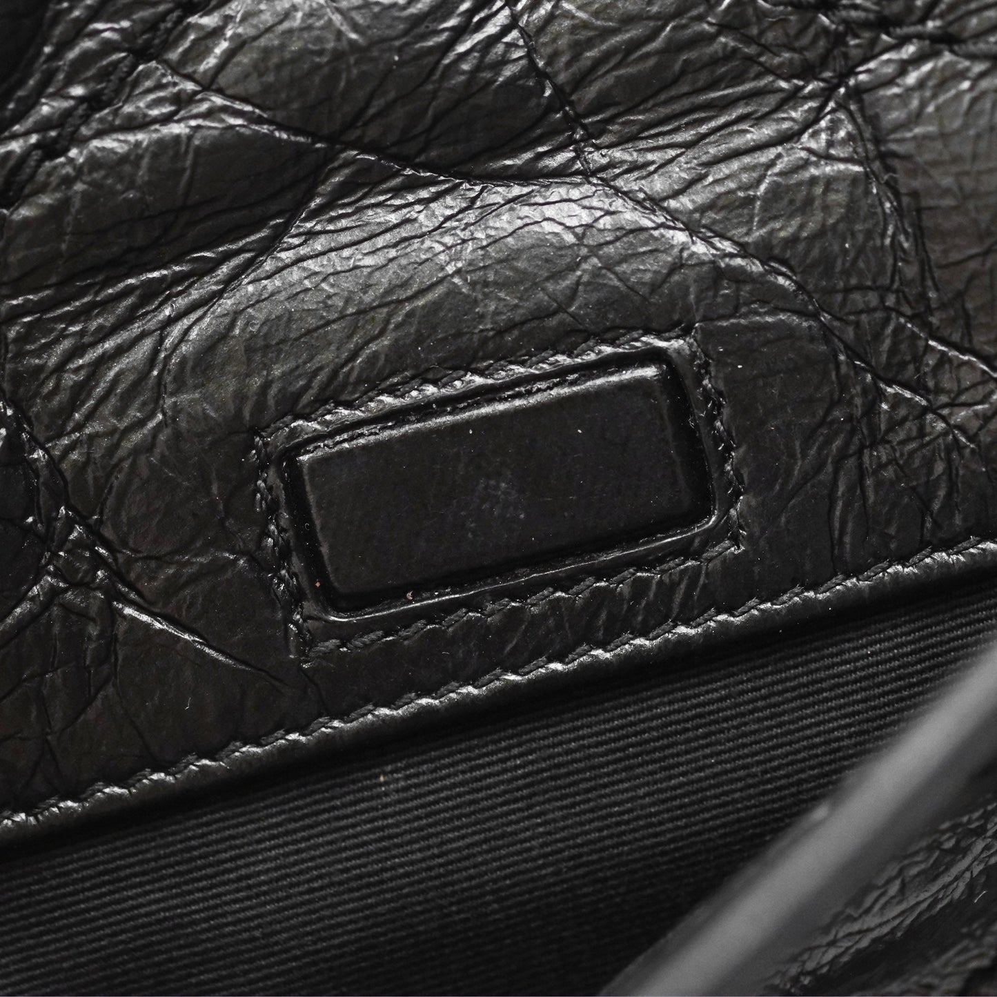 Saint Laurent Medium Niki Chain Bag Crinkled Calfskin So Black