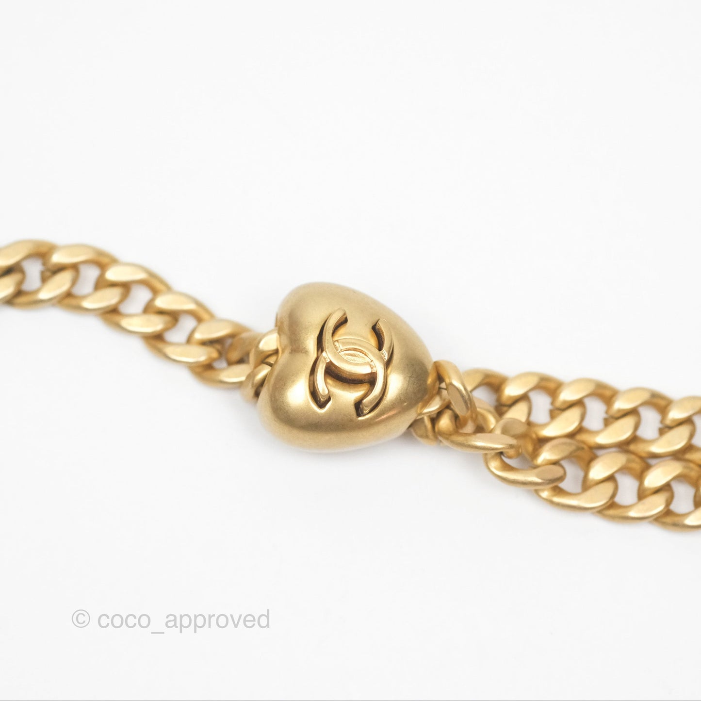 Chanel Mini Clutch With Heart Adjustable Chain Black Caviar Aged Gold Hardware