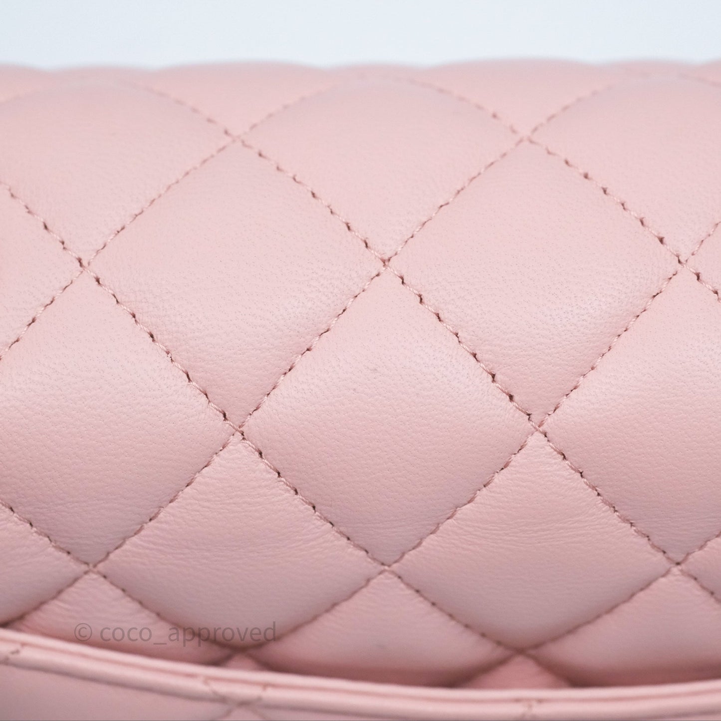 Chanel Quilted Mini Rectangular Flap Pink Lambskin Gold Hardware