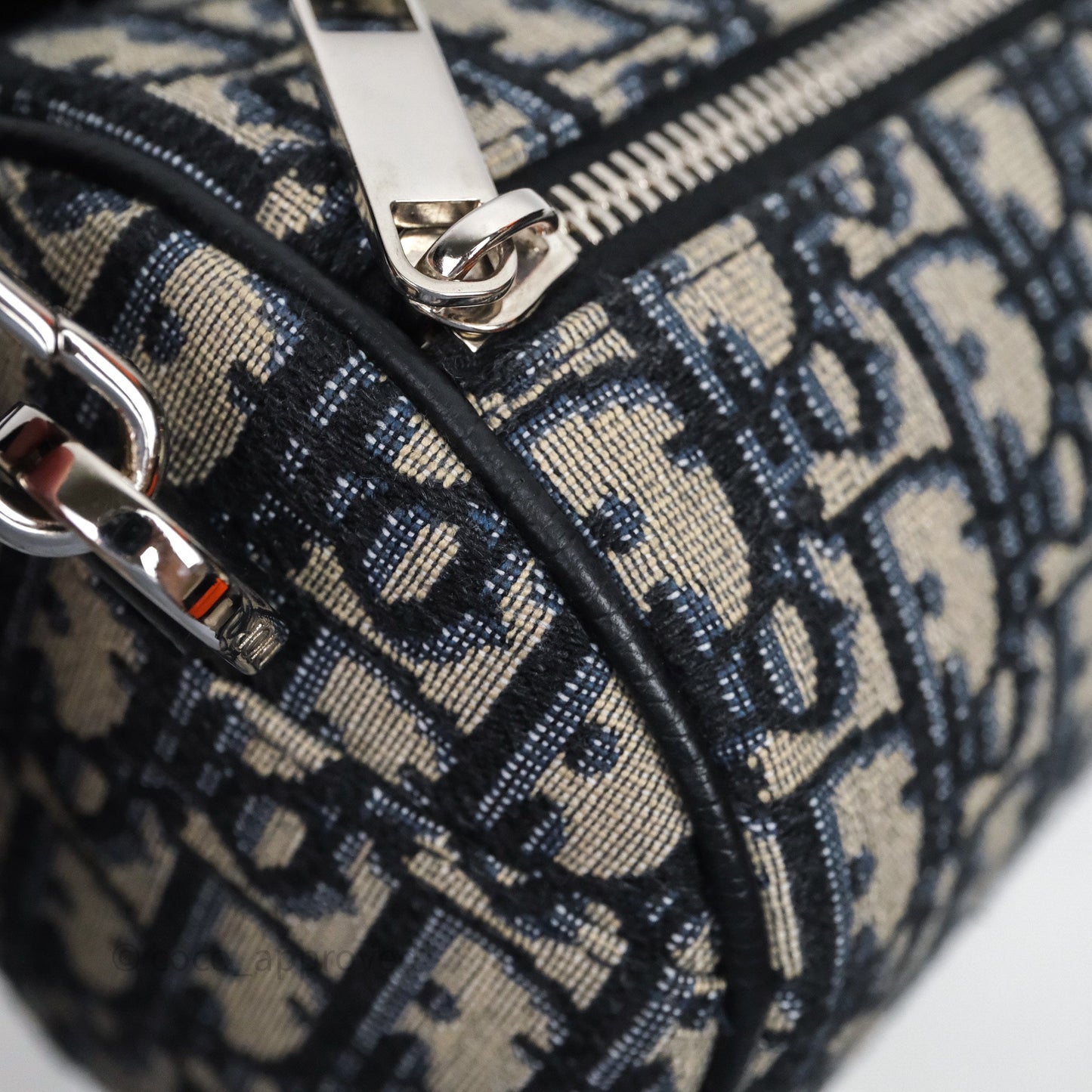 Dior Men's Mini Roller Messenger Bag Oblique Jacquard