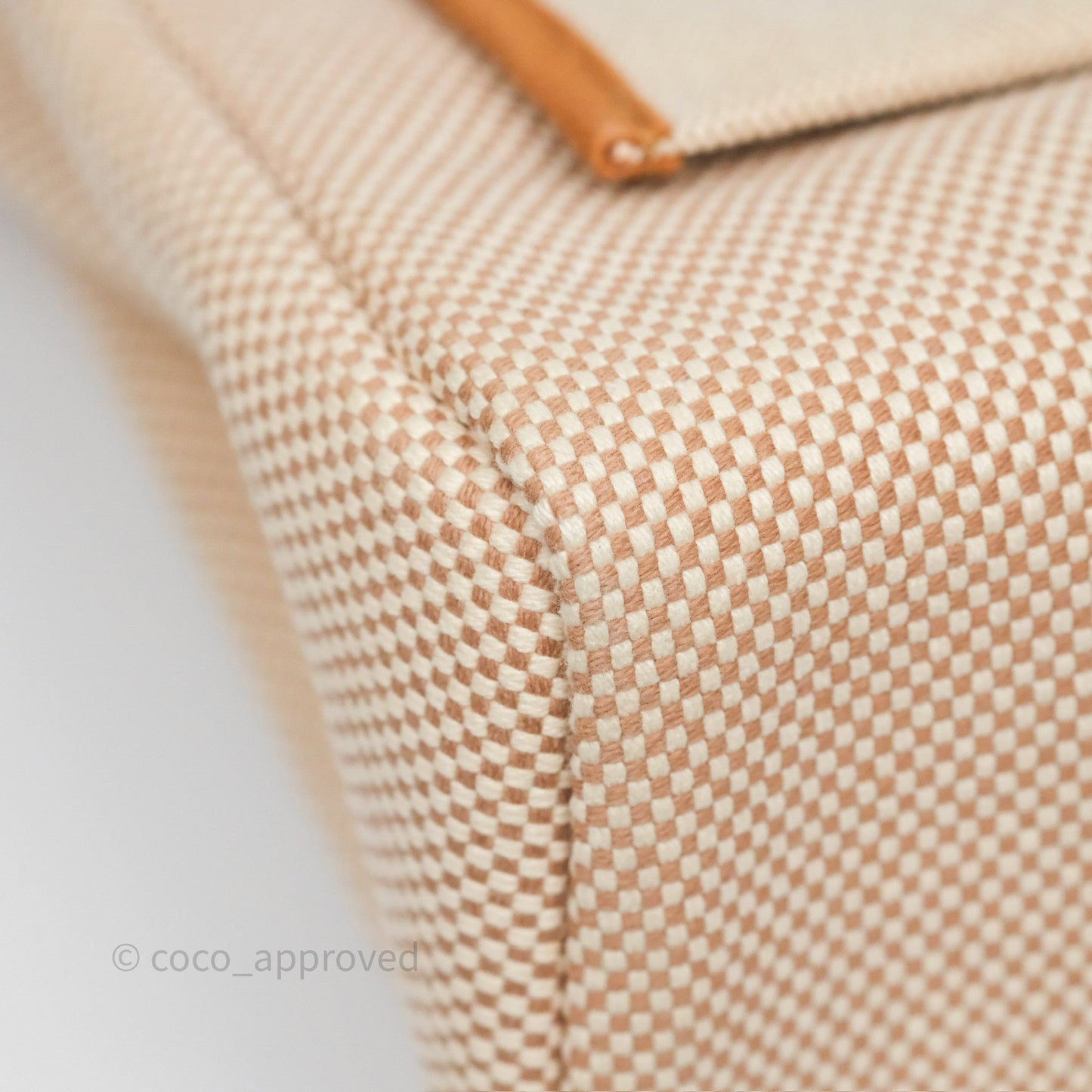 Hermès Herbag Zip 31 Ecru/Beige/Natural Canvas Palladium Hardware