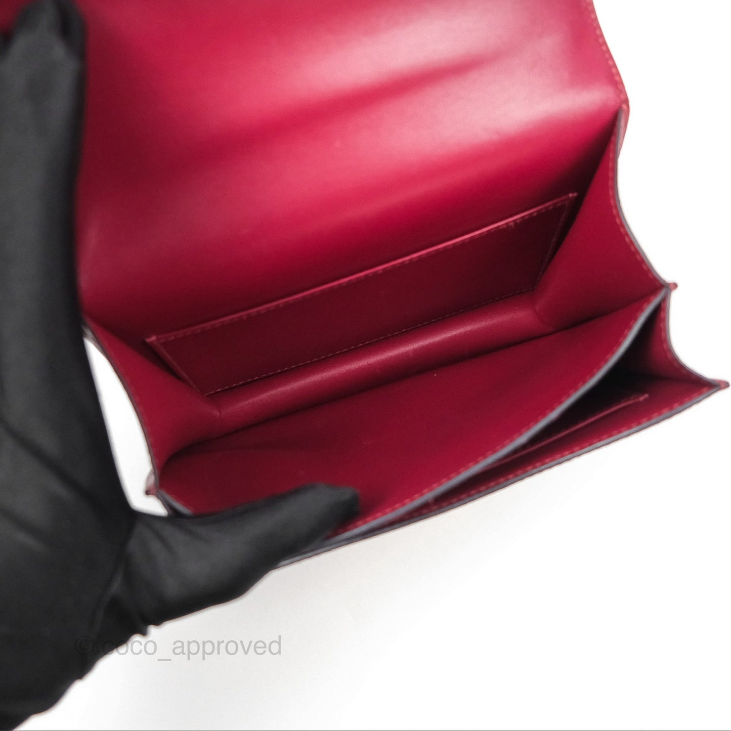 Hermès Constance Mini 18cm Rouge Grenat K1 Epsom Gold Hardware