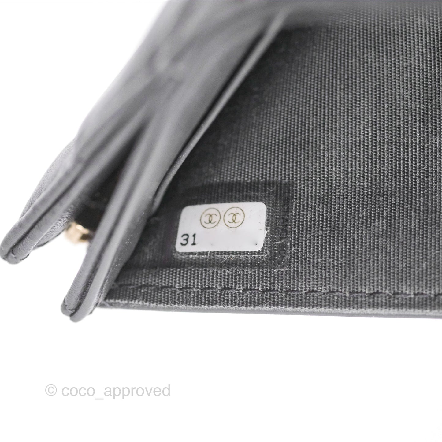 Chanel 19 Short Flap Wallet Grey Gold Hardware