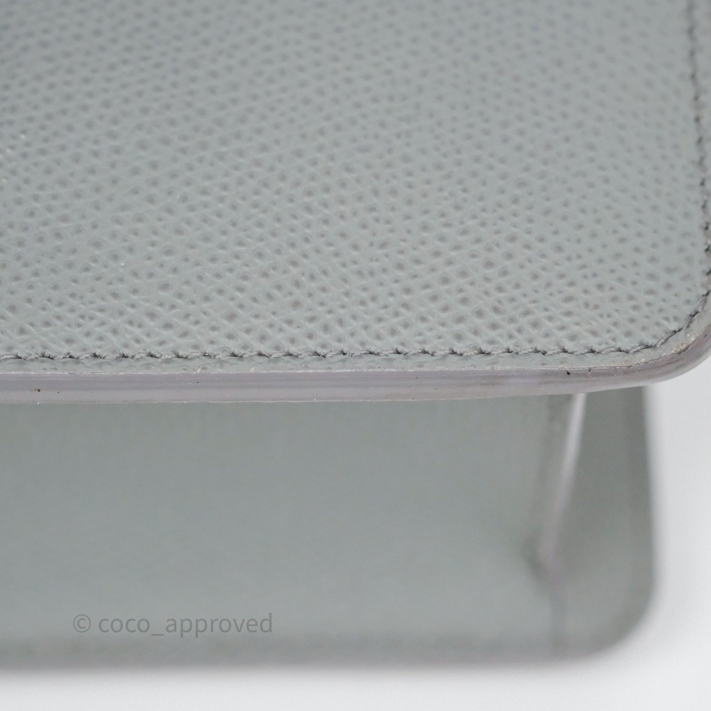 Dior 30 Montaigne Bag Grey Ultra Matte Grained Calfskin