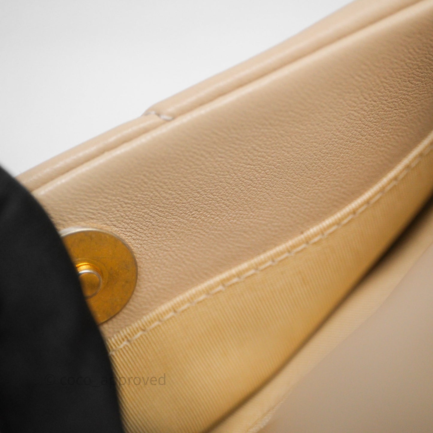 Chanel 19 Small Beige Lambskin Mixed Hardware