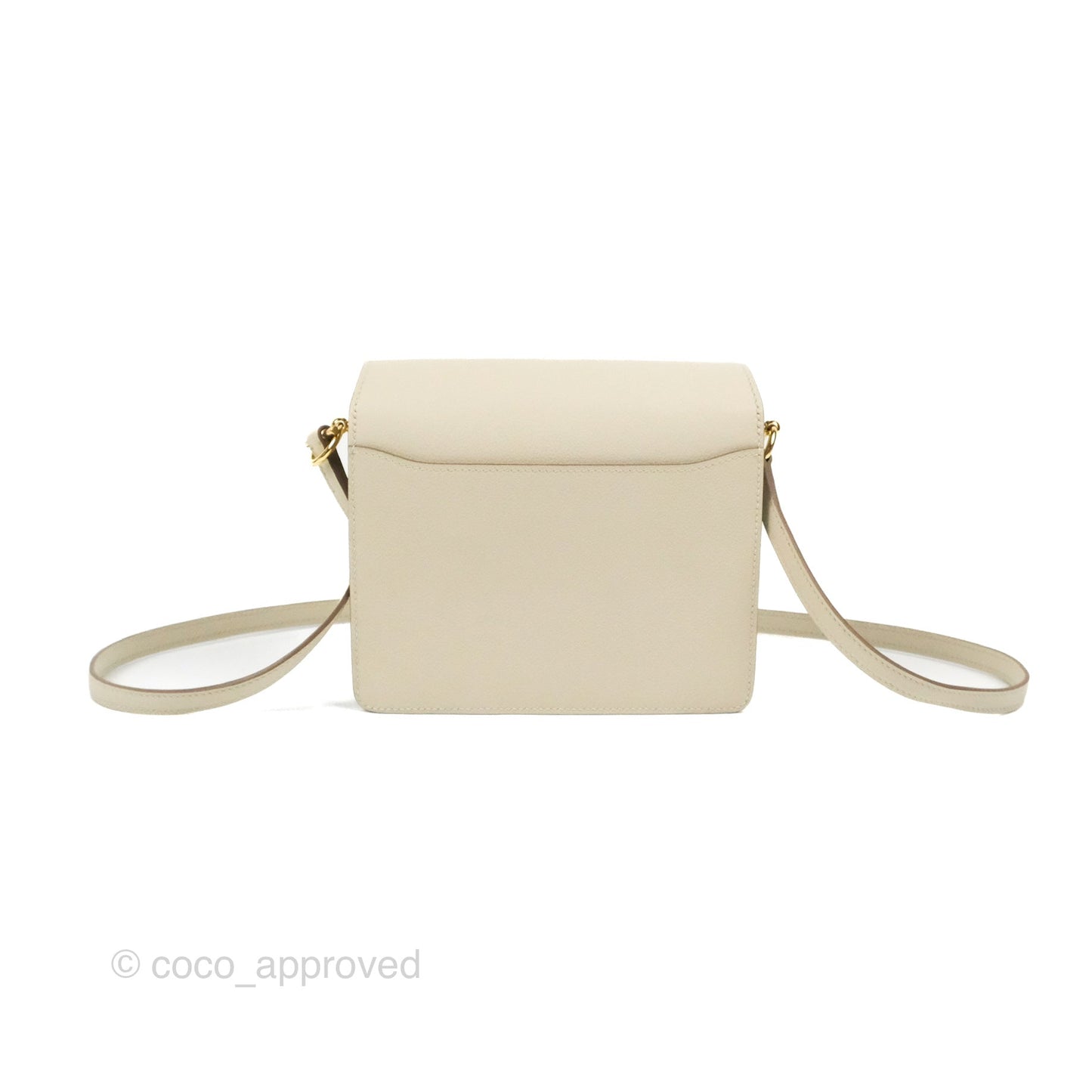 Hermès Roulis Mini 18 Beton Evercolor Permabrass Hardware