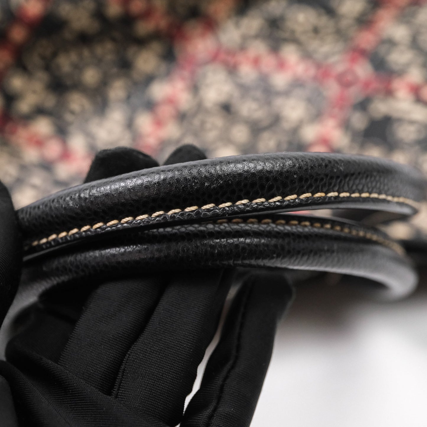 Chanel CC Print Logo Tote Bag Black