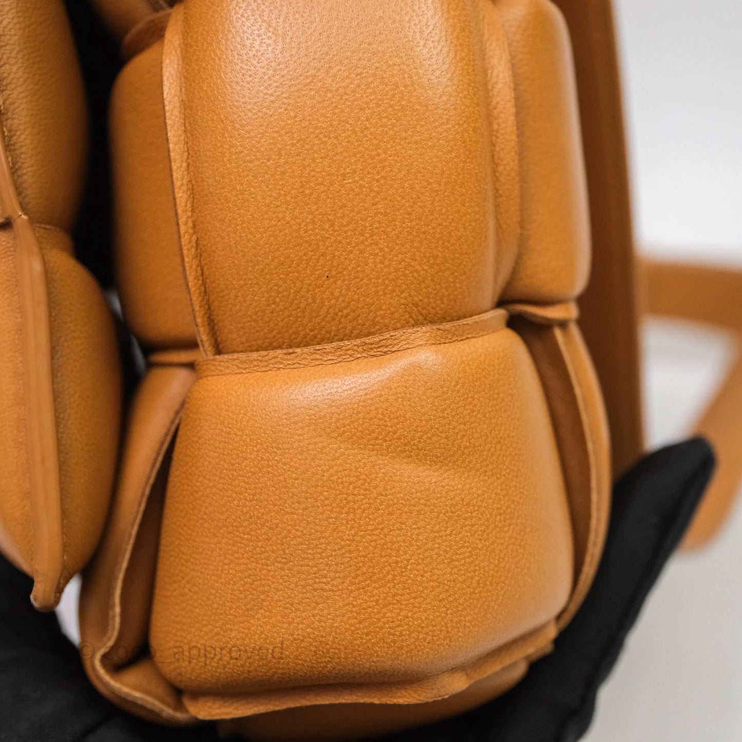Bottega Veneta Padded Cassette Camel Lambskin