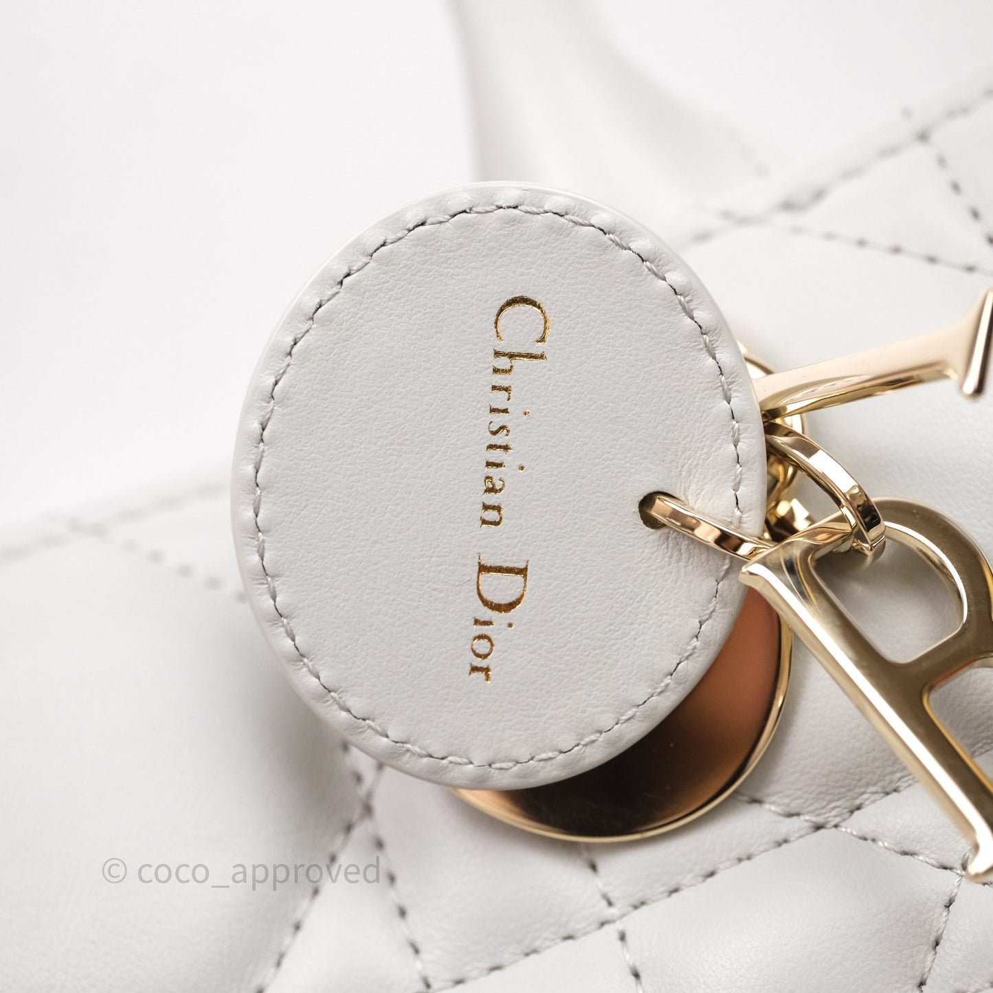 Christian Dior Small Dior Book Tote Cloud Gray Macrocannage Calfskin