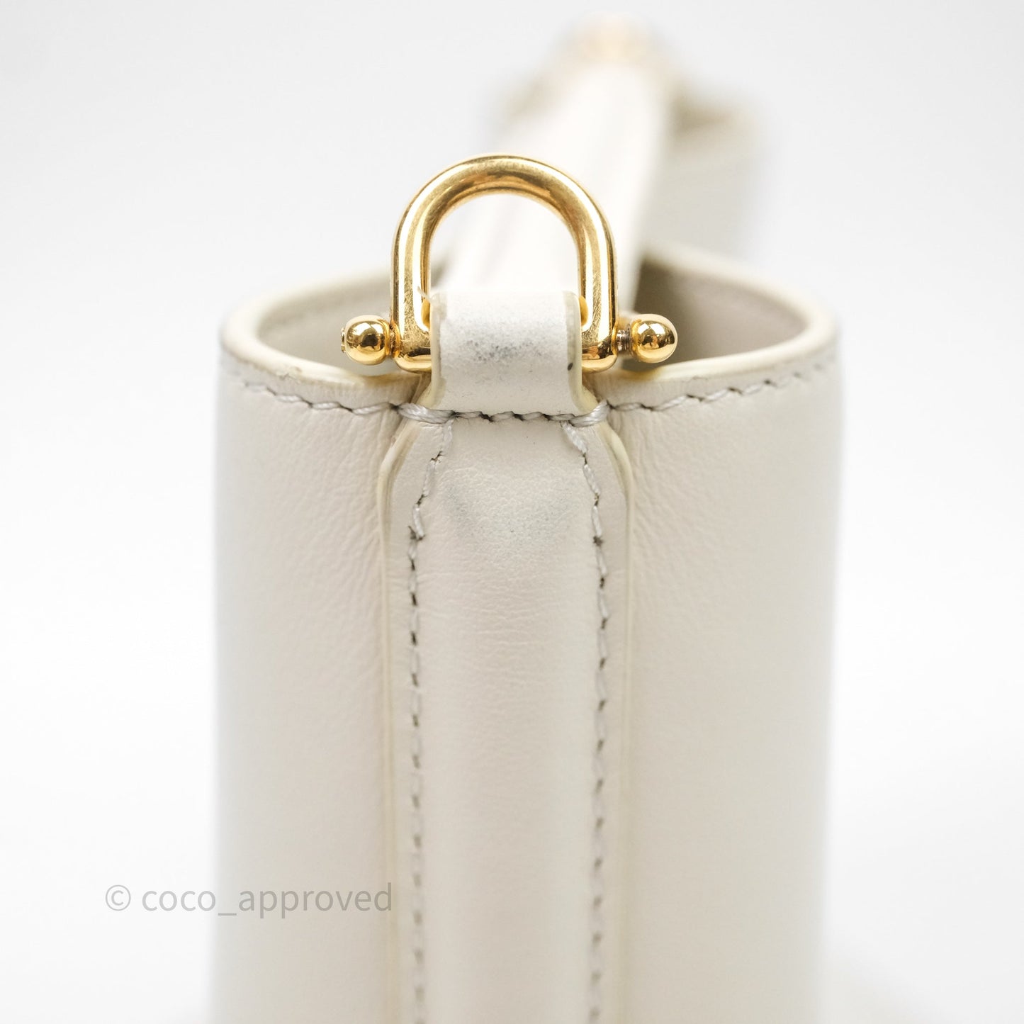 Celine Teen Bucket 16 Bag Ivory White Calfskin