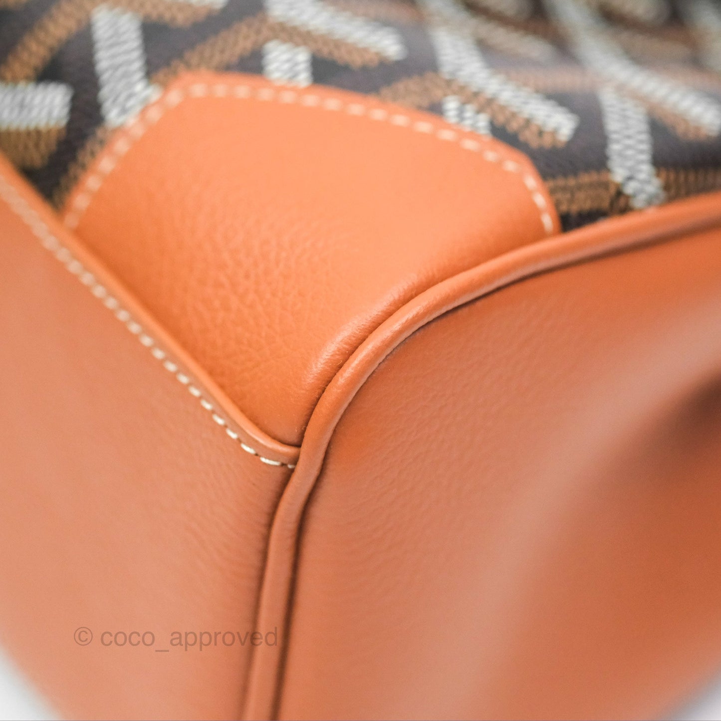 Goyard Saïgon Mini Bag Tan Goyardine Canvas/Chevroches Calfskin