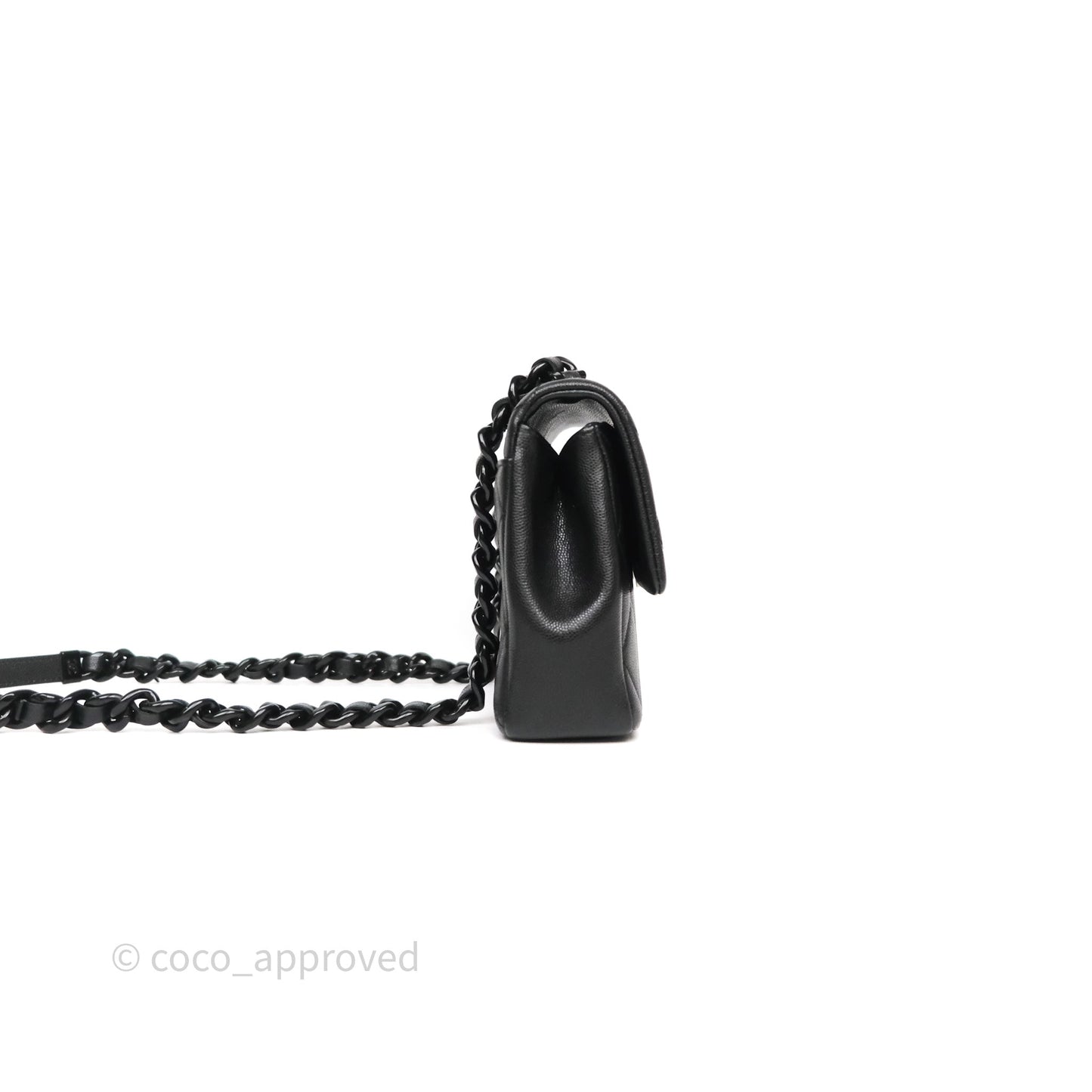 Chanel Quilted My Everything Medium Flap Bag So Black Caviar Incognito Hardware