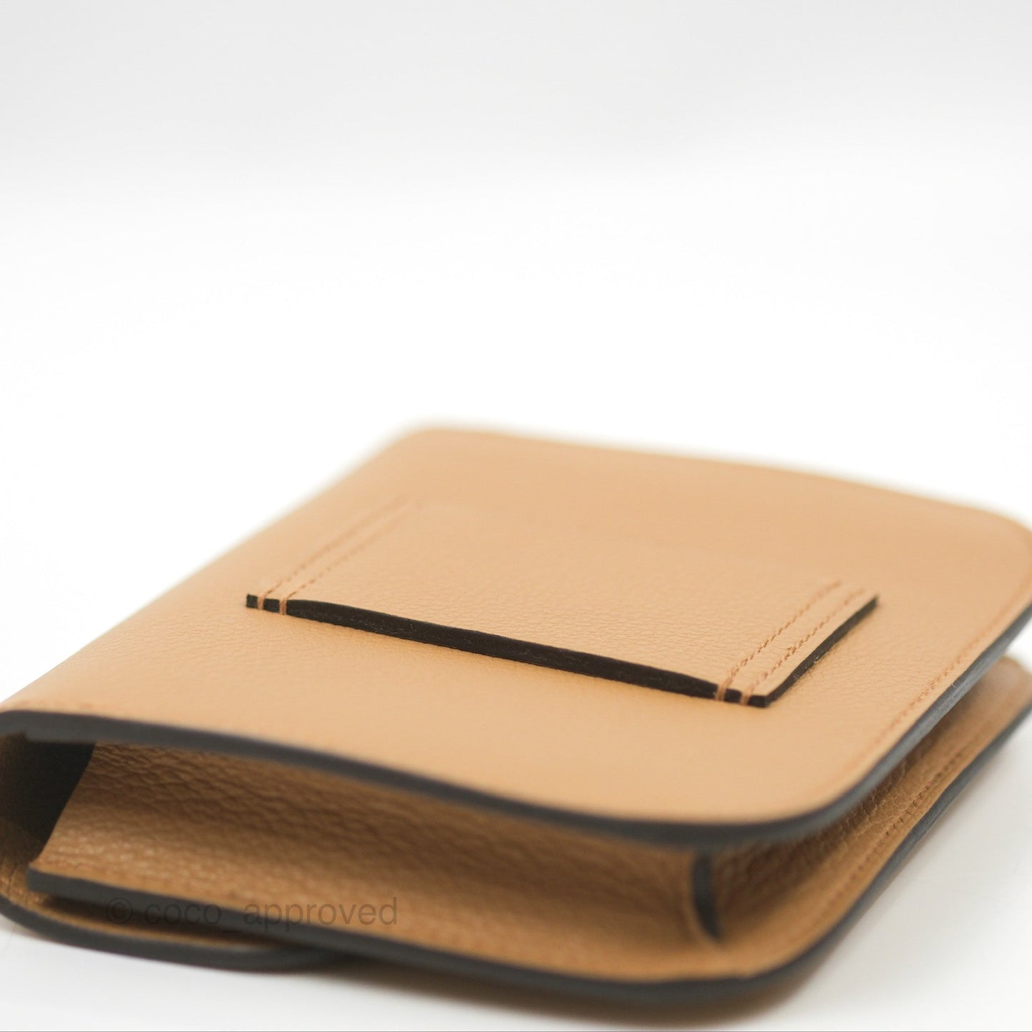 Hermès Constance Slim Wallet Chai/Lime Evercolor Gold Hardware