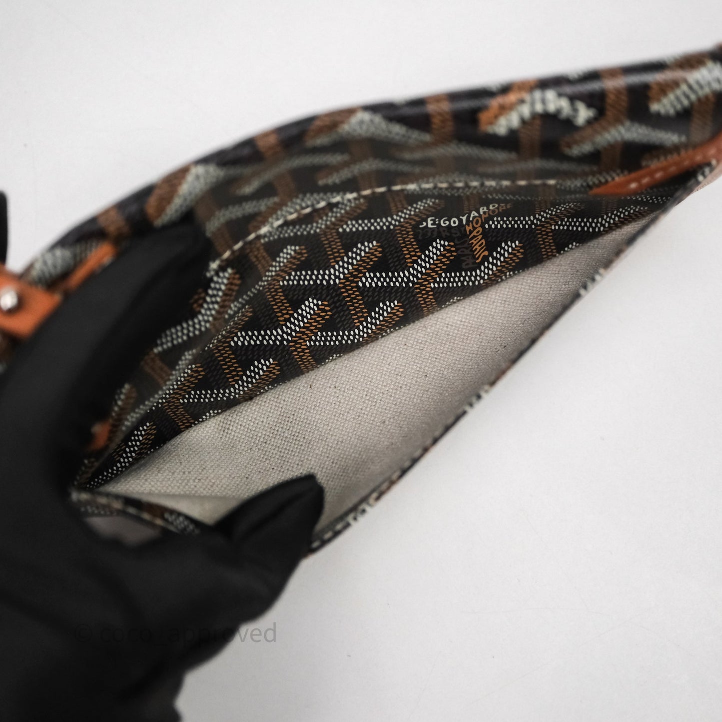 Goyard Saint Louis Tote Bag GM Black/Tan