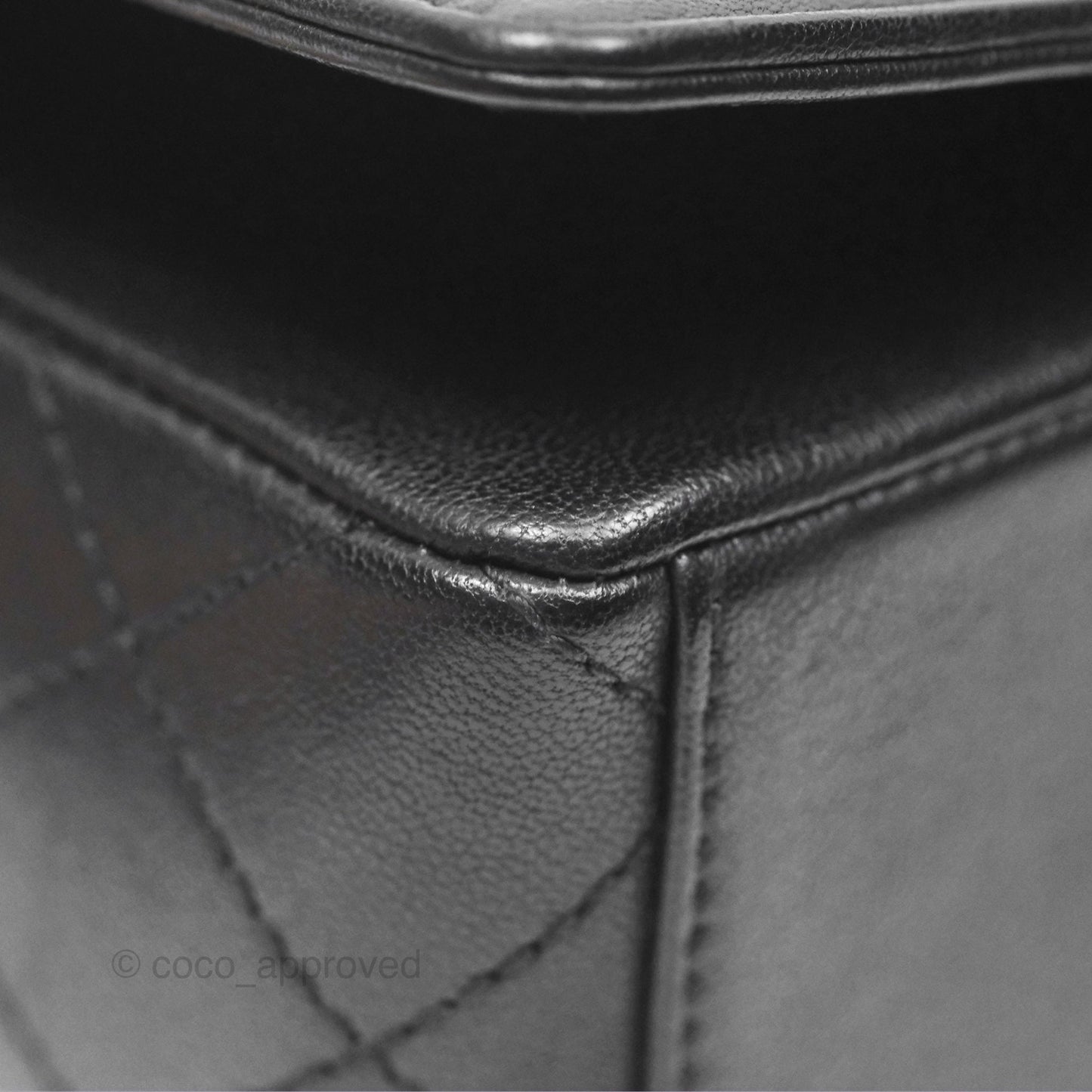 Chanel Mademoiselle Flap Bag Black Calfskin Gold Hardware