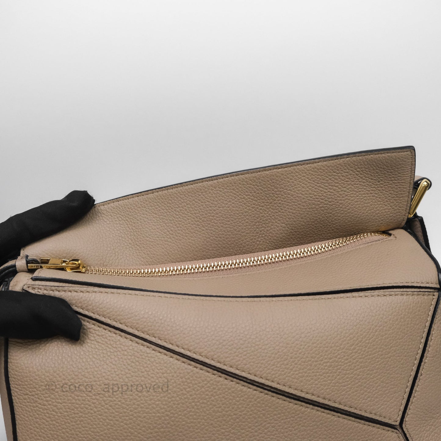 Loewe Small Puzzle Bag Sand Mink Grained Calfskin