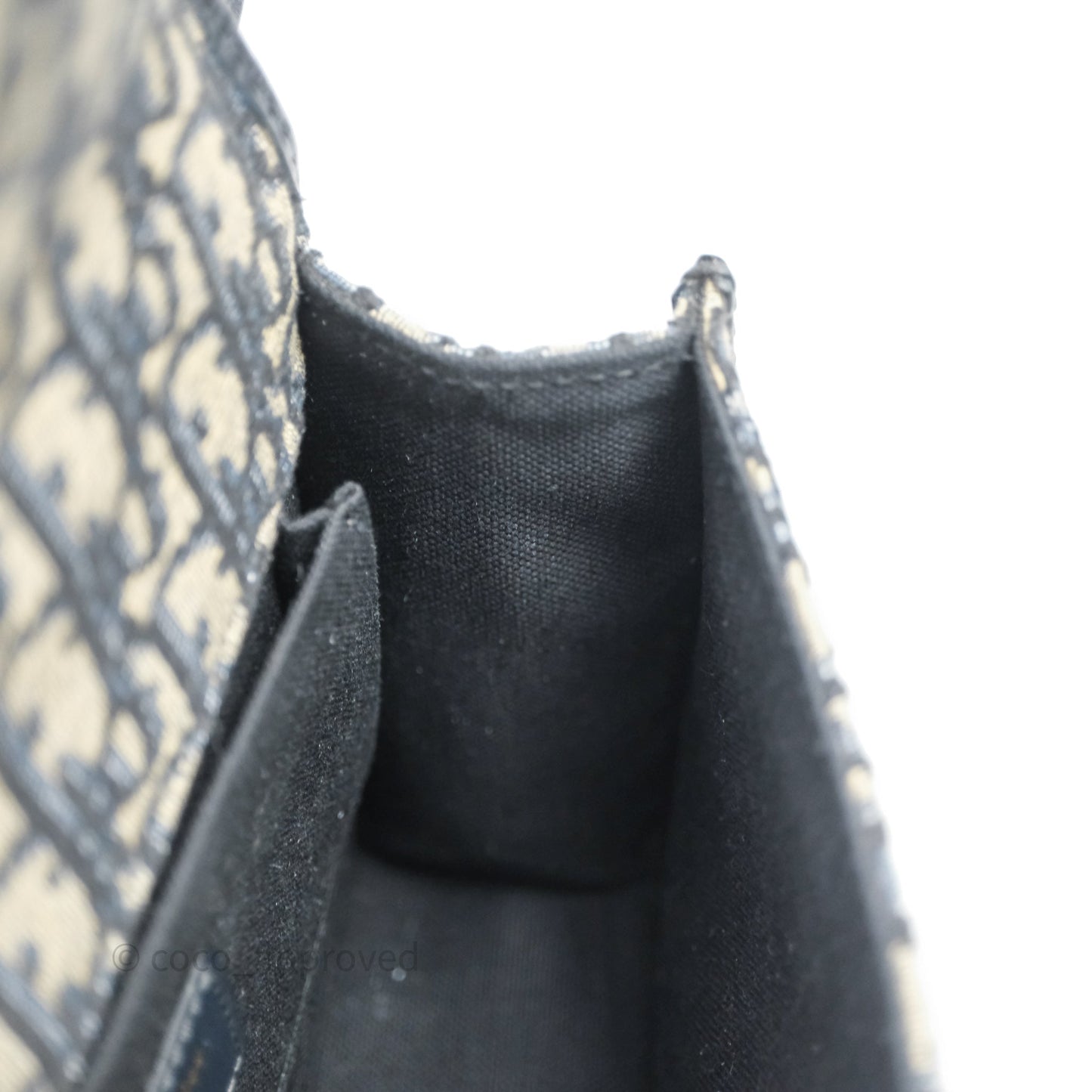 Christian Dior 30 Montaigne Bag Blue Dior Oblique Jacquard