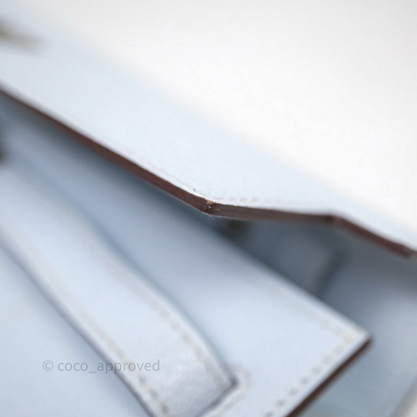 Hermès Kelly To Go Bleu Brume T0 Chèvre Mysore Palladium Hardware