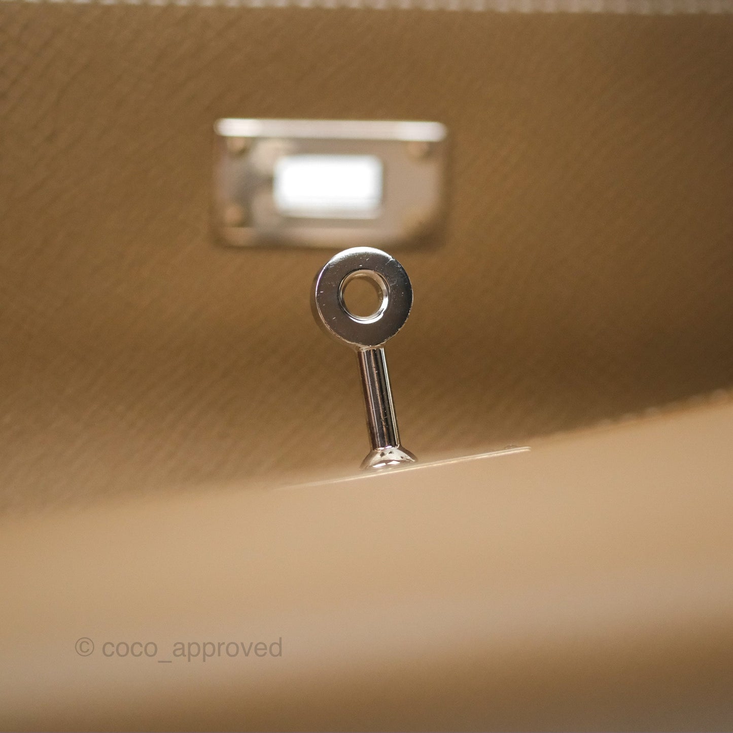Hermès Kelly To Go Wallet Etoupe 18 Epsom Palladium Hardware