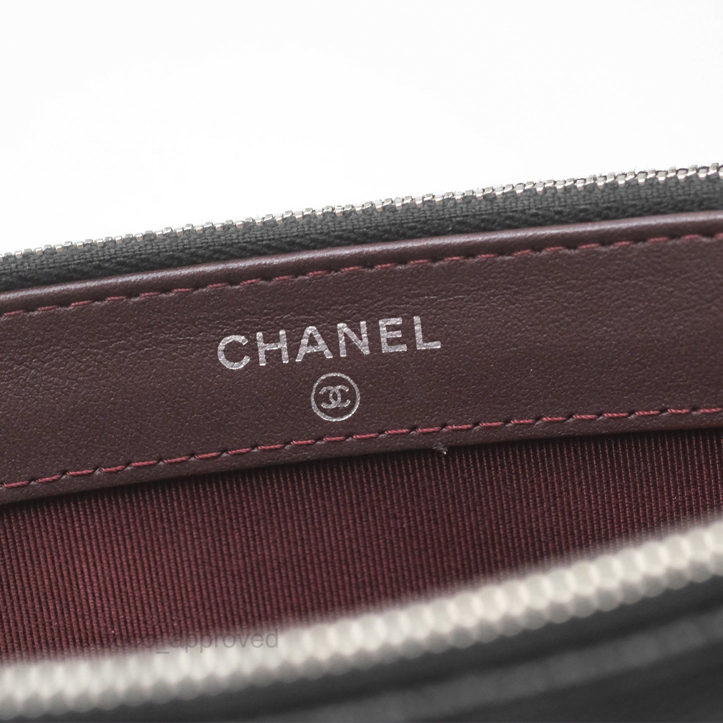 Chanel Clutch with Chain Black Caviar Silver Hardware