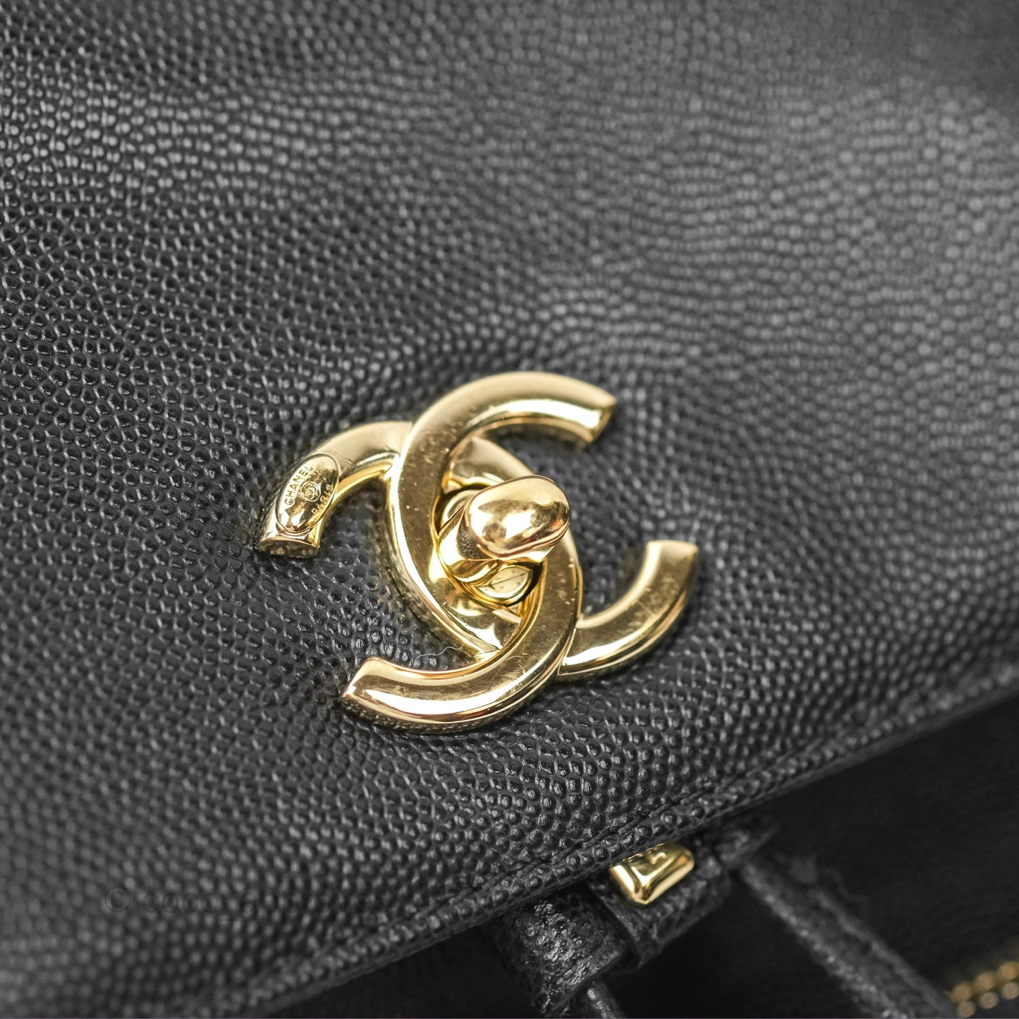 Chanel Quilted Business Affinity Backpack Black Caviar Gold Hardware