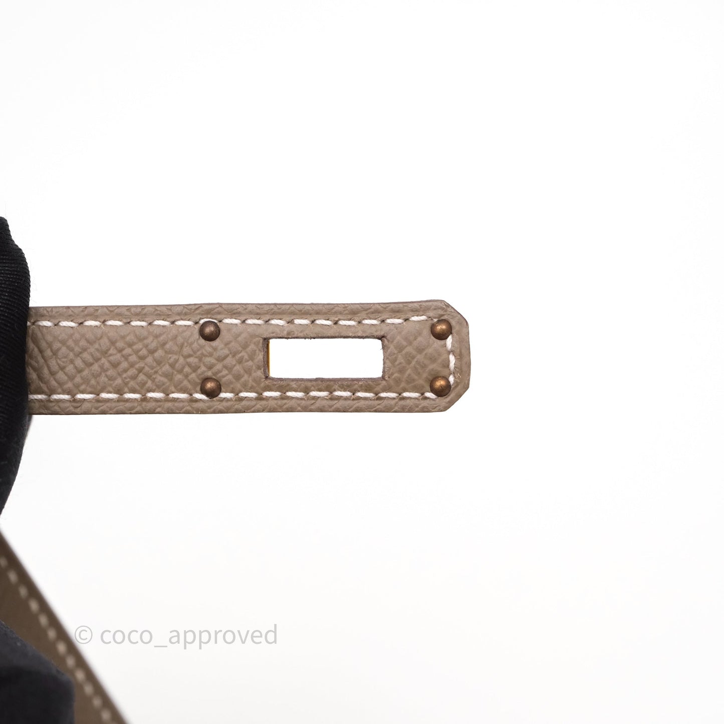 Hermès Kelly 25 Etoupe 18 Epsom Gold Hardware