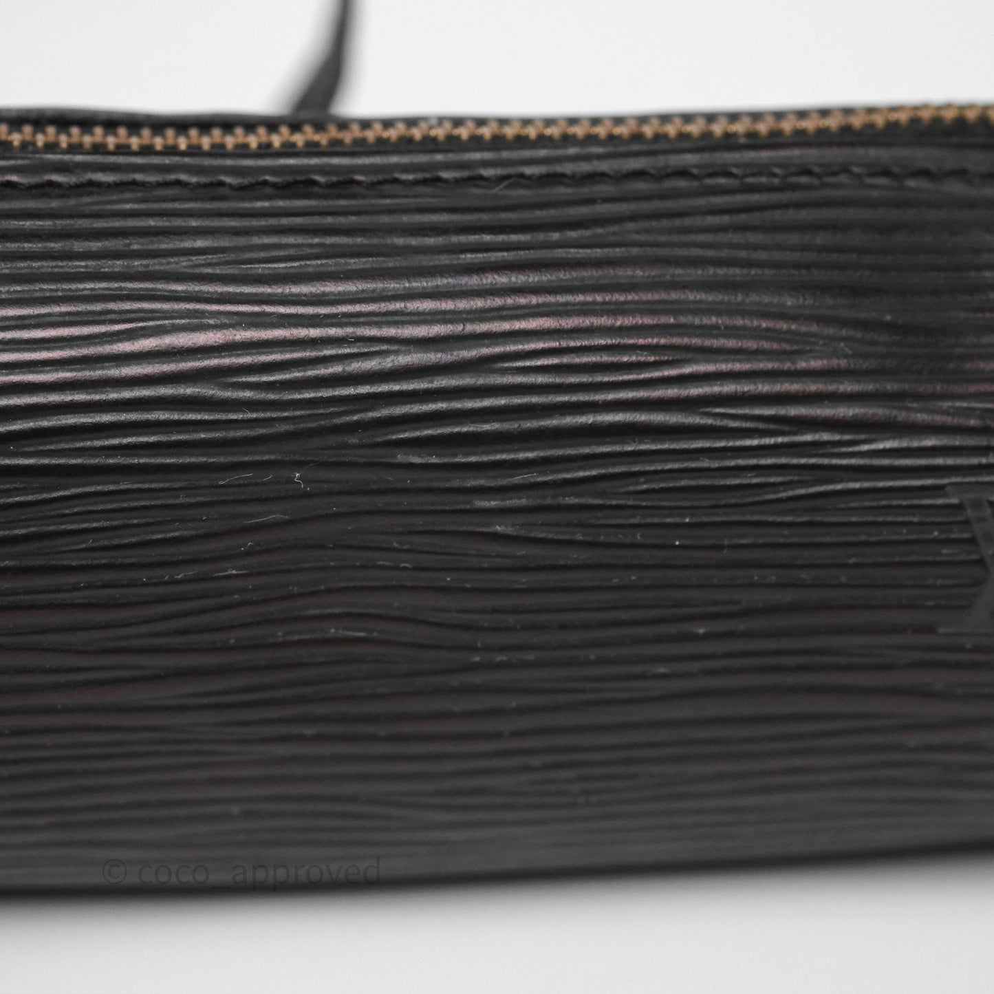 Louis Vuitton Epi Soufflot Bag Black Gold Hardware
