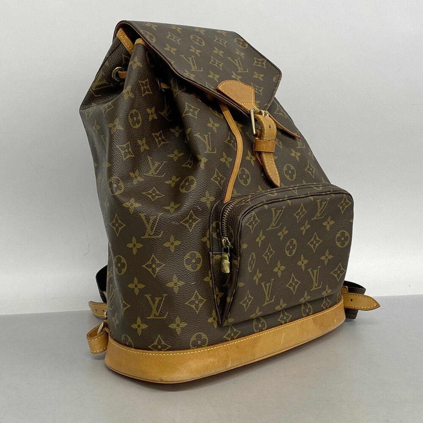 Louis Vuitton Montsouris  Canvas Backpack Bag ()