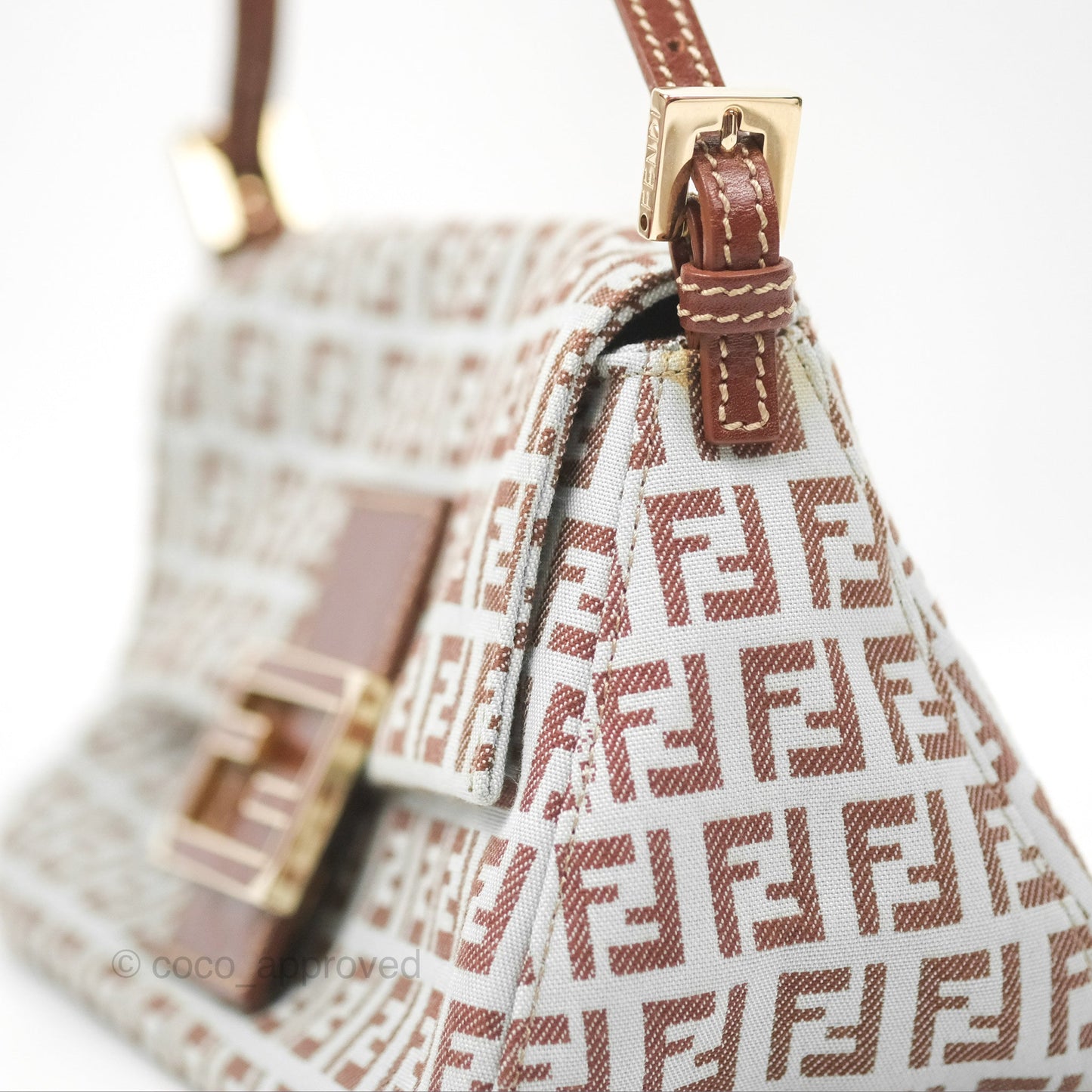 Fendi Zucchino Mamma Baguette Bag