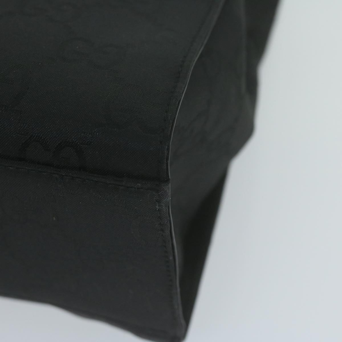 GUCCI Bamboo GG Canvas Hand Bag Black 002 1016  66078
