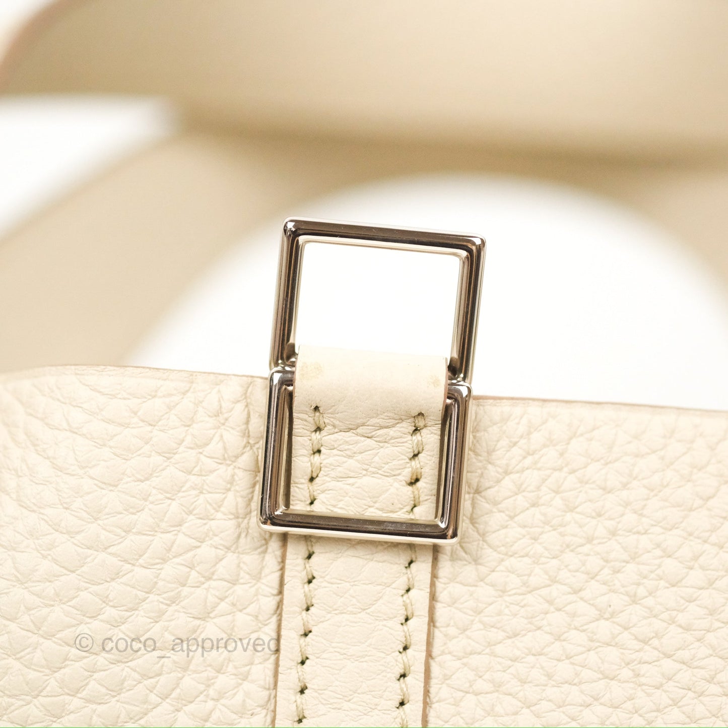 Hermès Picotin 18 Beton Clemence Palladium Hardware