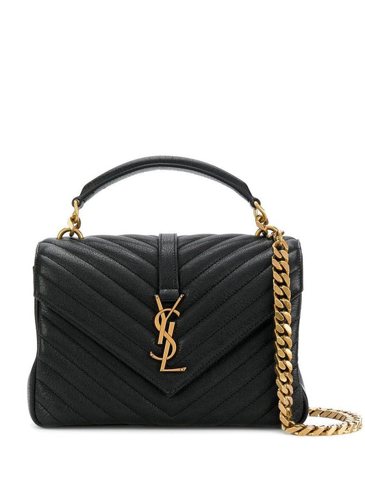 Luxury Saint Laurent Women's College Medium Bag in Nero | 600279BRM07