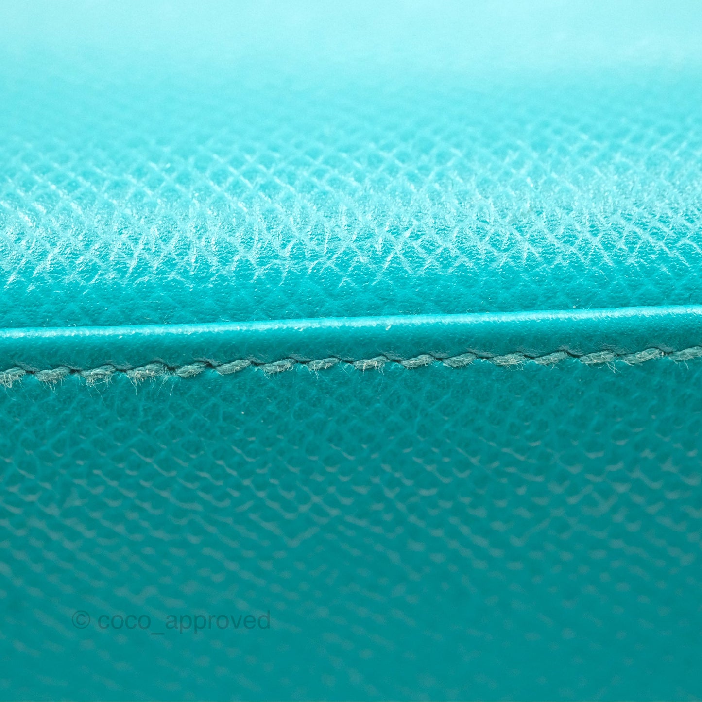 Hermès Sellier Kelly 28 Bleu Paon Epsom Gold Hardware