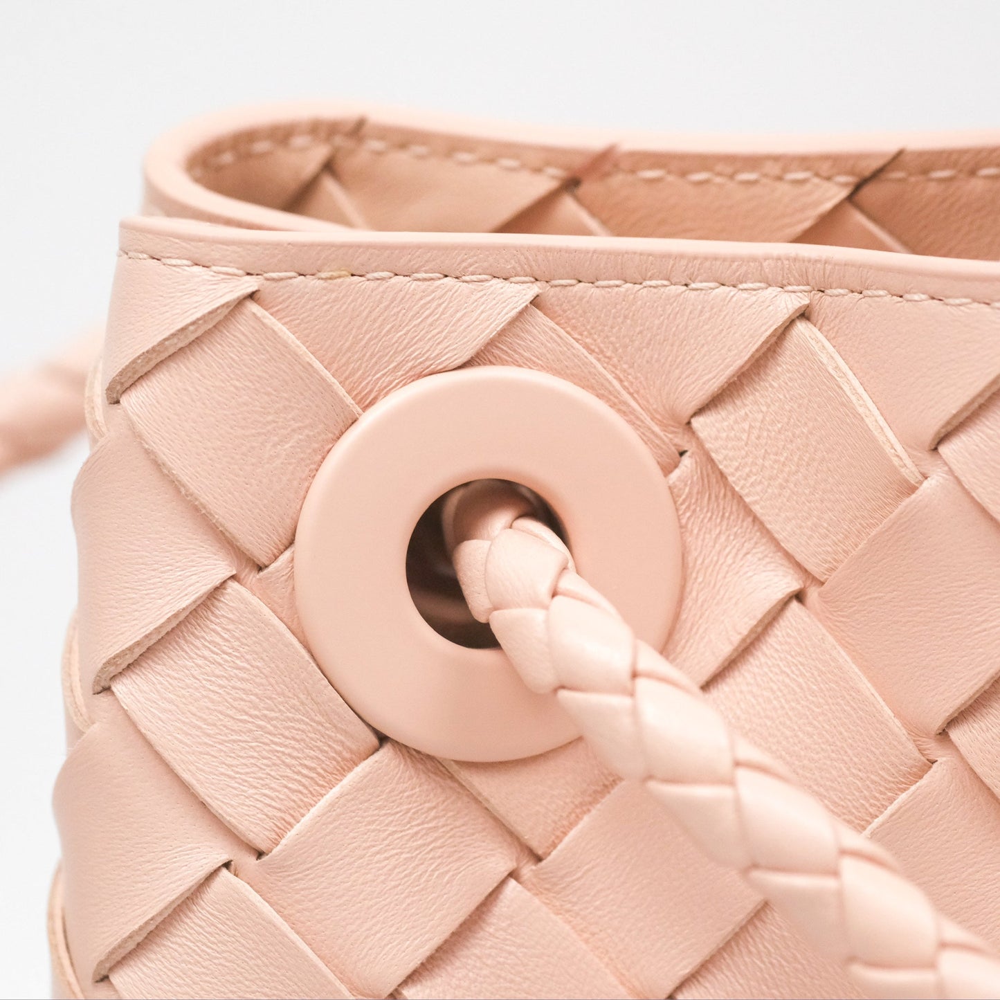 Bottega Veneta Small Andiamo Bag Lotus Intrecciato Lambskin