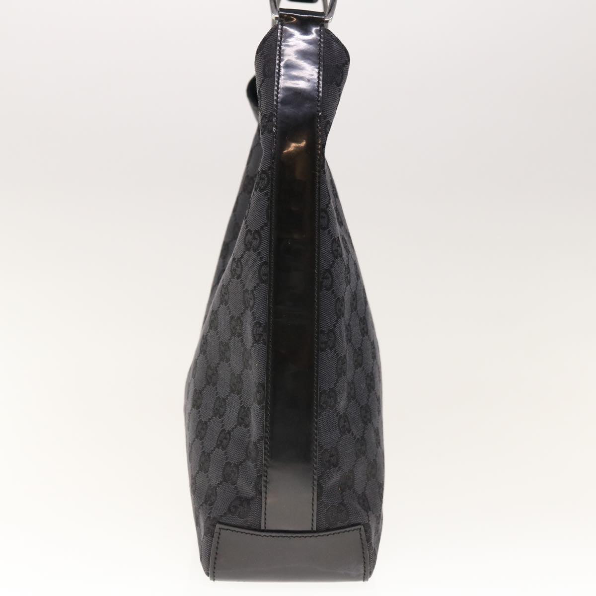 GUCCI GG Canvas Shoulder Bag Black  66147