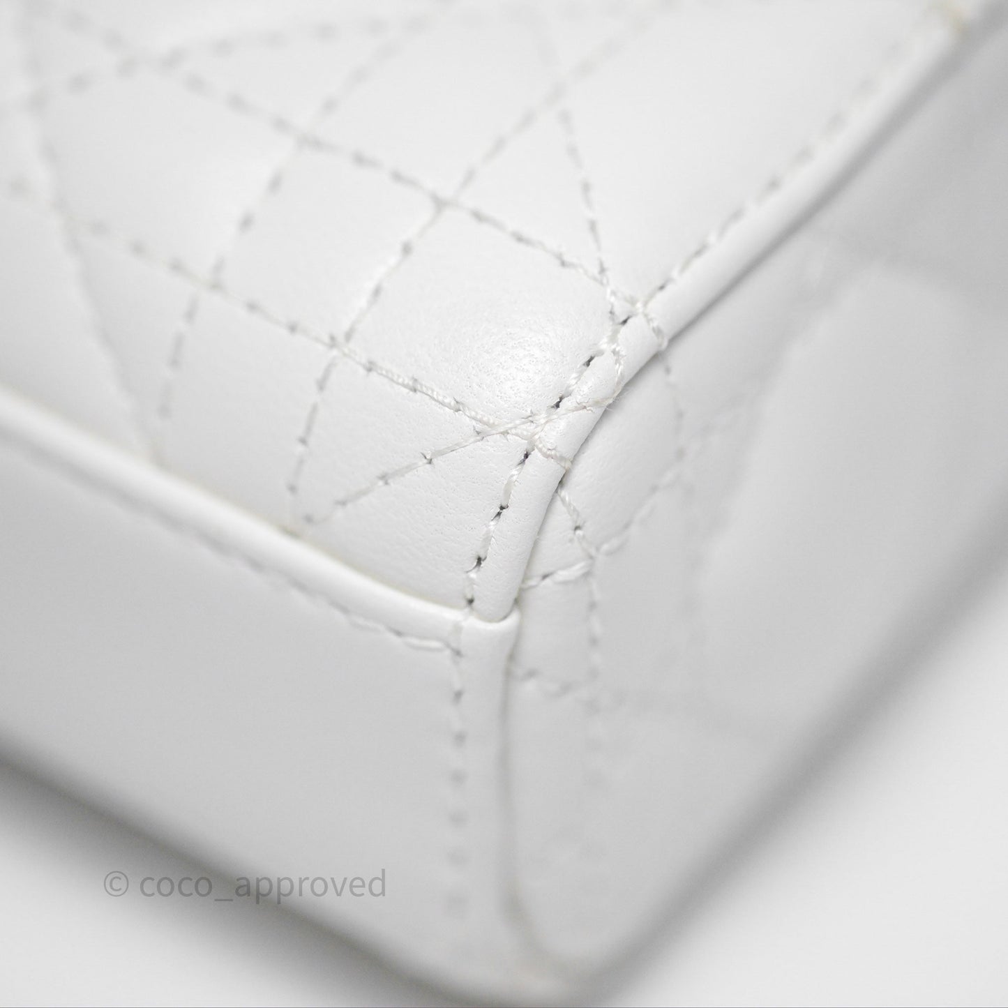 Christian Dior Micro Lady D-Joy Bag Latte Lambskin Cannage Gold Hardware