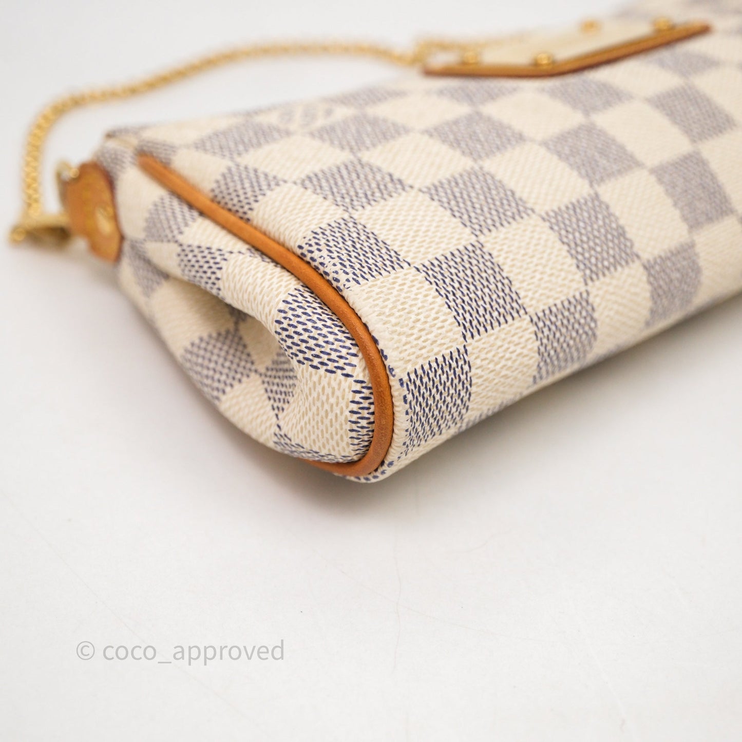 Louis Vuitton Eva Damier Azur Canvas Shoulder Bag