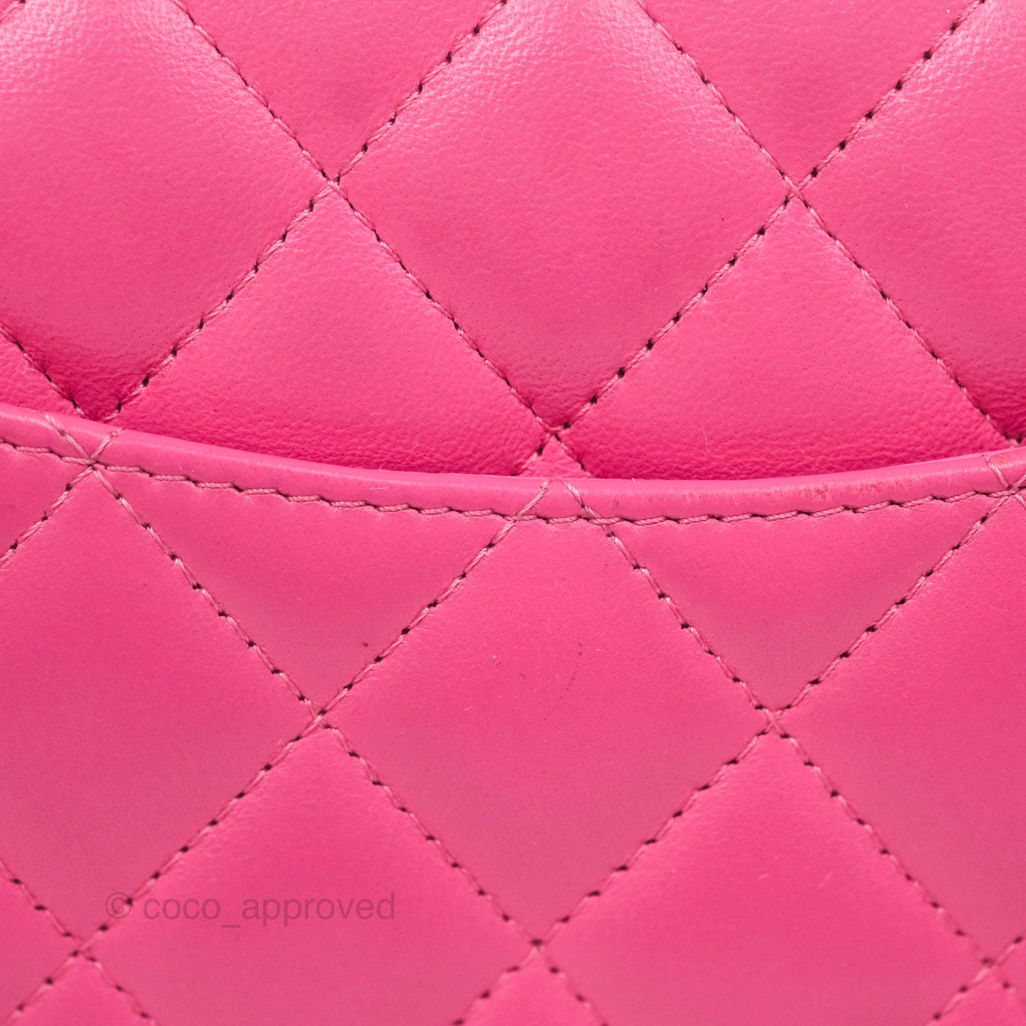 Chanel Quilted Mini Rectangular Flap Pink Lambskin Silver Hardware