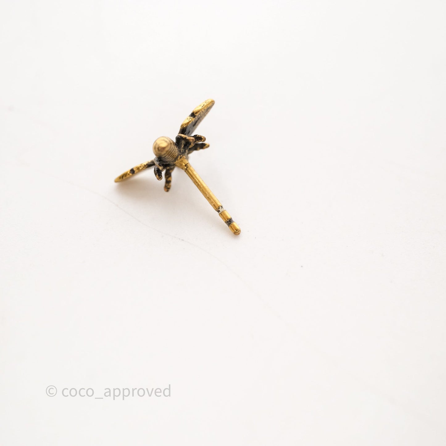 Christian Dior Bee Heart Drop JADIOR Crystals Earrings