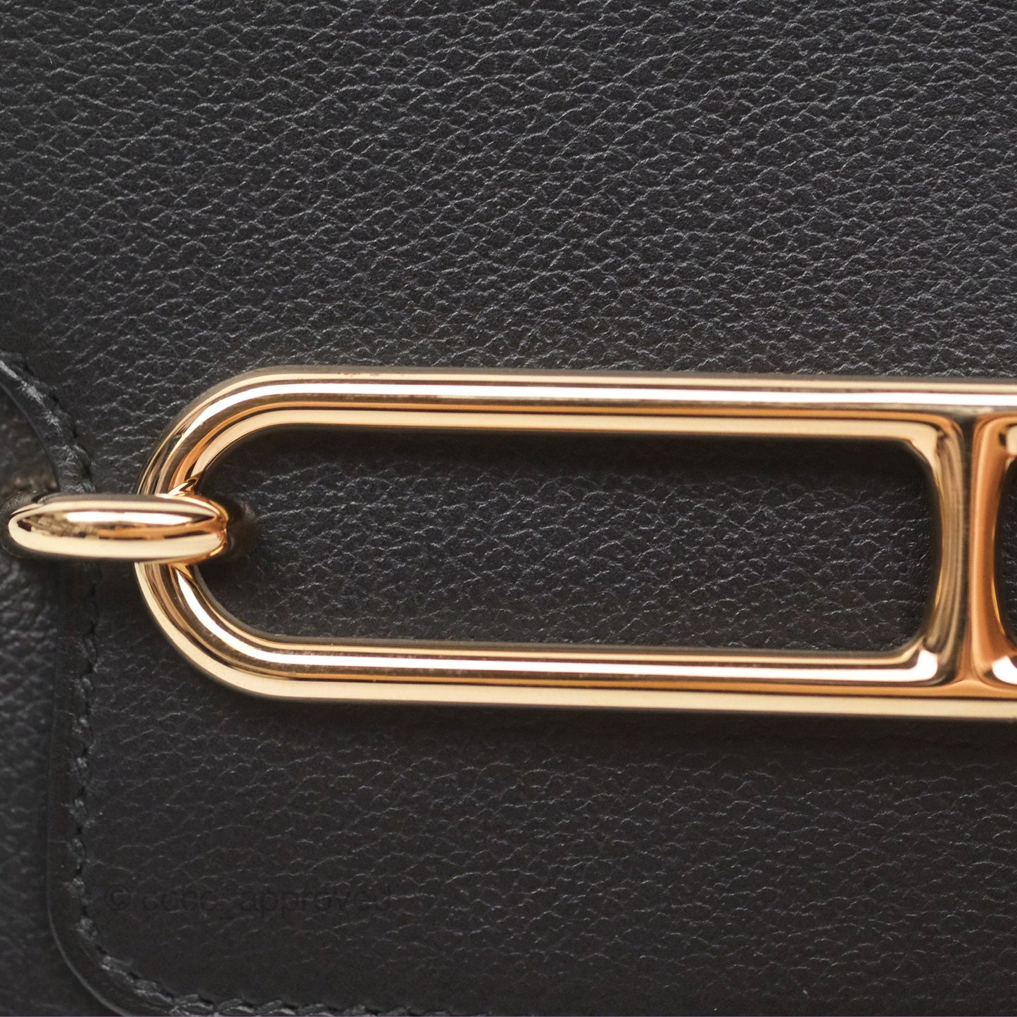 Hermès Roulis Mini 18 Black Noir 89 Veau Evergrain Permabrass Hardware