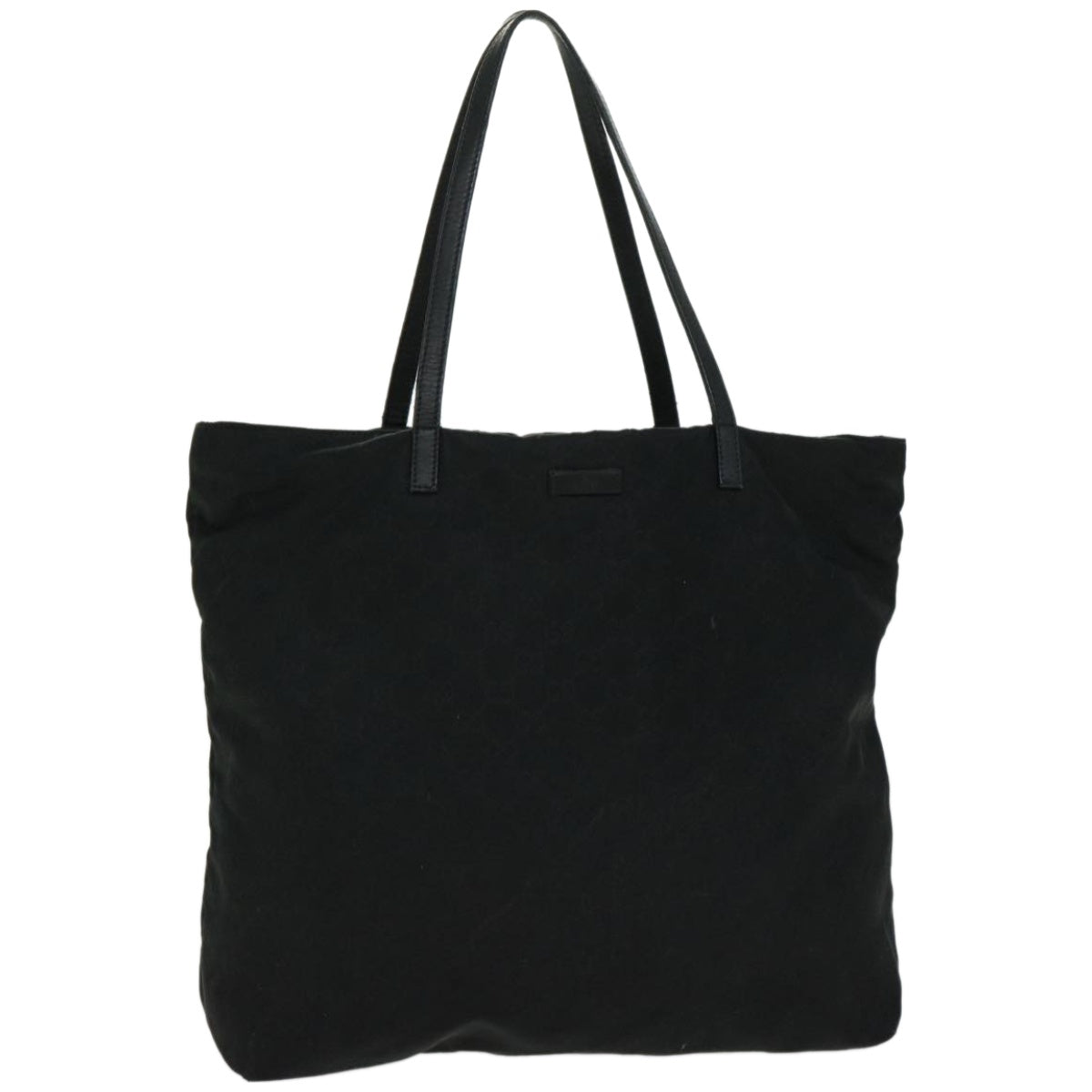 GUCCI GG Canvas Tote Bag Nylon Black  66233