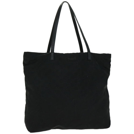 GUCCI GG Canvas Tote Bag Nylon Black  66233